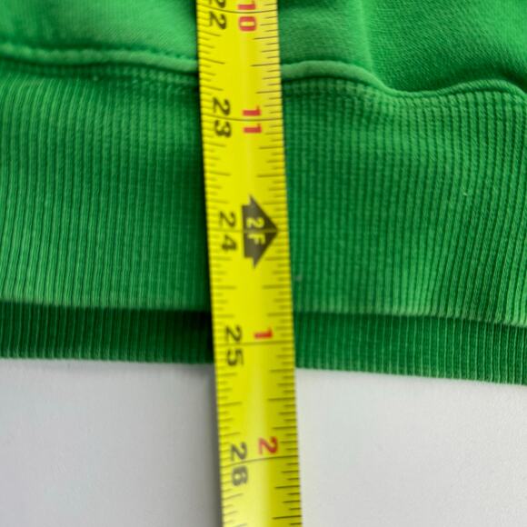 Adidas Vintage Logo Full Zip Striped Hoodie Green Mens Large - Picture 9 of 10